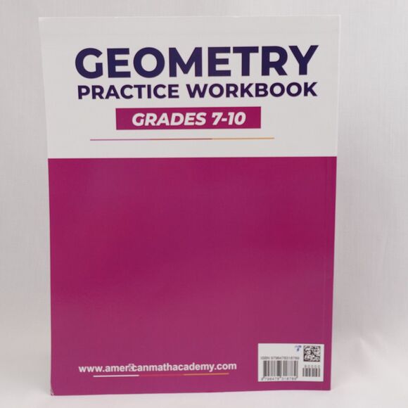 GEOMETRY PRACTICE WORKBOOK GRADES 7-10 FOR THE SAT & PSAT Highschool Math - Picture 2 of 14